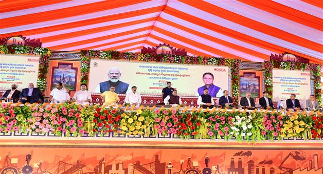 Khabar Odisha:cm-mohan-majhi-laid-the-foundation-stone-and-inaugurated-projects-worth-Rs-115-lakh-crore