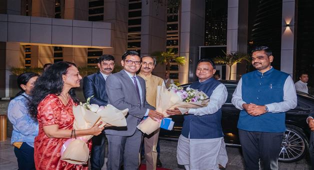 Khabar Odisha:cm-mohan-majhi-reached-at-dubai-for-investers-meet