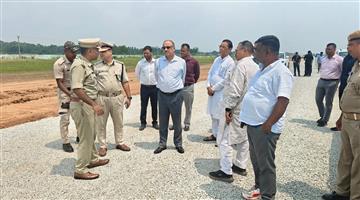 Khabar Odisha:dgp-reviews-security-system-for-president-odisha-visit