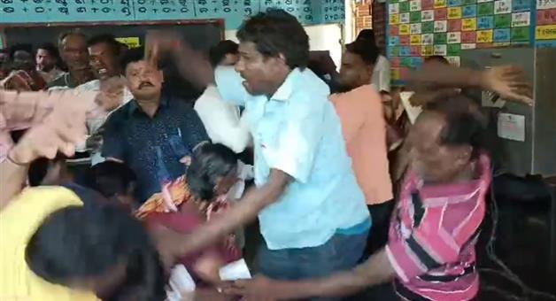 Khabar Odisha:election-violence-in-bhanjnagar