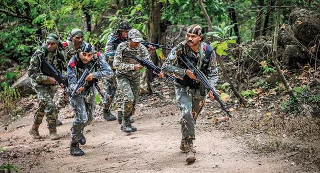 Khabar Odisha:fire-exchange-between-security-force-and-naxalites-in-saranda-forest