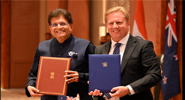 Khabar Odisha:fta-signed-between-india-and-newzland