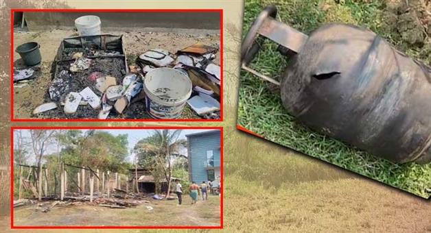 Khabar Odisha:gas-cylinder-blast-leaves-three-injured-in-balasores-khaira-block