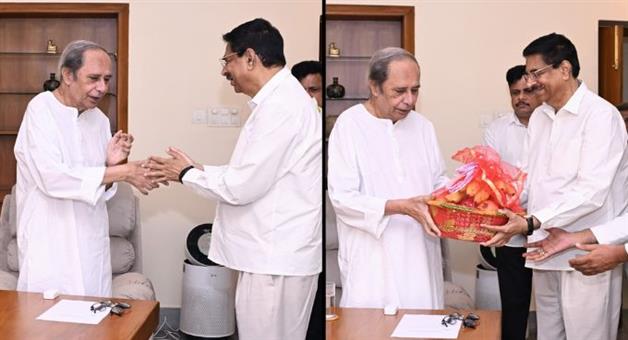 Khabar Odisha:governor-meets-naveen-at-naveen-nivas
