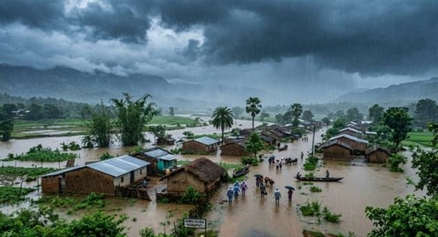 Khabar Odisha:heavy-rainfall-lashes-odisha-similiguda-records-highest-230-2-mm-rain-in-last-24-hours