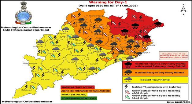 Khabar Odisha:heavy-to-heavy-rain-alert-to-odisha