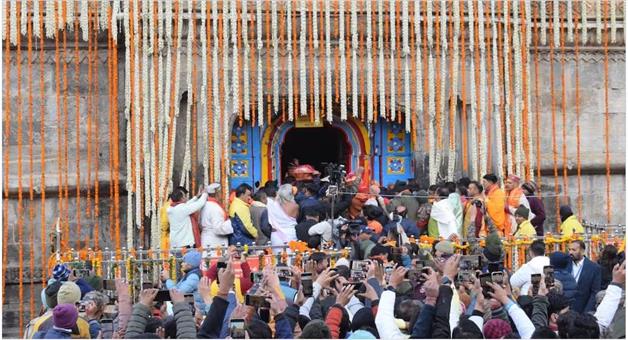 Khabar Odisha:holy-kedarnath-dham-open-for-devortees