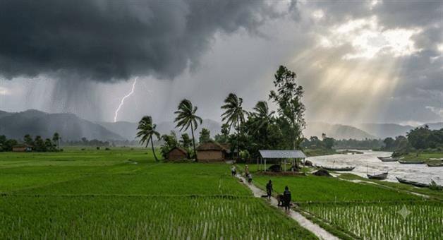 Khabar Odisha:imd-issues-yellow-warnings-for-3-days-western-and-coastal-odisha-on-alert