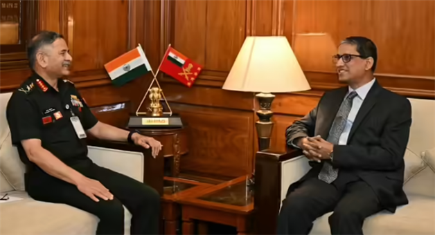 Khabar Odisha:india-bangladesh-defense-cooperation-update-general-upendra-dwivedi-meets-bangladesh-envoy