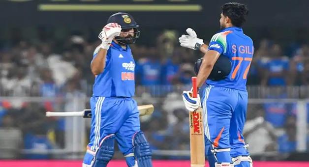 Khabar Odisha:india-highest-odi-run-chase-shubman-gill-double-century-rohit-sharma-west-indies