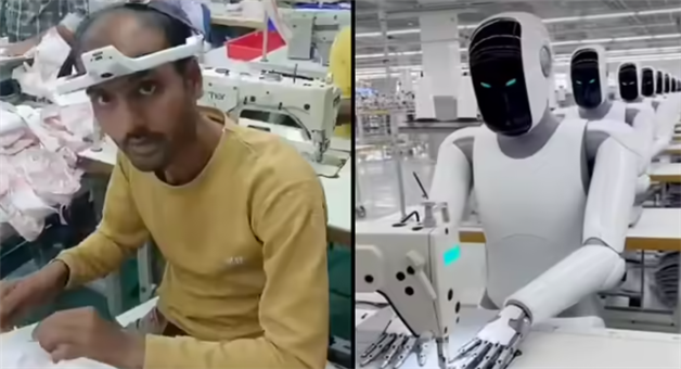 Khabar Odisha:indian-workers-training-ai-robots-with-head-cameras-job-loss-risk