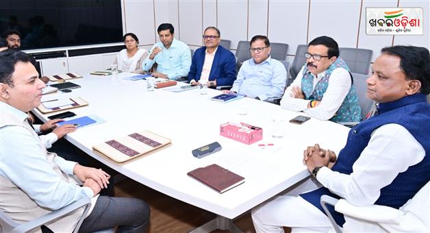 Khabar Odisha:inter-ministerial-central-team-meets-the-cm-mohan-majhi