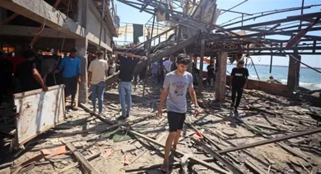 Khabar Odisha:israeli-attack-wreaked-havoc-in-gaza-67-people-died-in-the-bombing-of-the-cafe