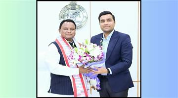 Khabar Odisha:karan-adani-meets-cm-majhi-to-discuss-odisha-investments