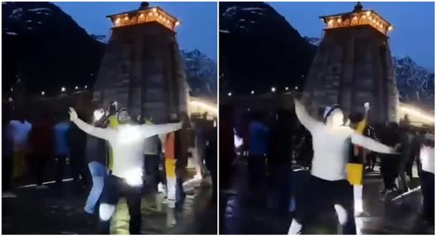 Khabar Odisha:kedarnath-dham-youths-dancing-on-music-at-temple-uproar-ensues-video-went-viral