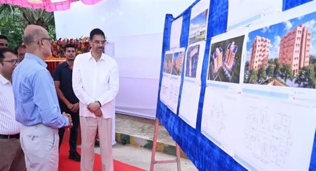 Khabar Odisha:lok-seva-bhawan-144-new-government-quarters-foundation-stone-news