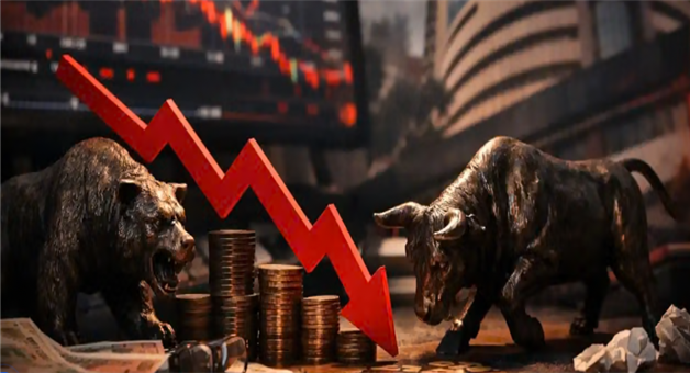 Khabar Odisha:mahanavami-stock-market-crash-sensex-falls-investors-wealth-wiped-out