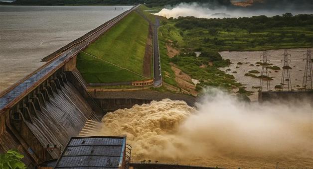 Khabar Odisha:more-4-gates-open-from-hirakud-dam-today