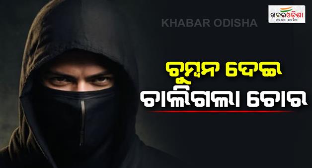 Khabar Odisha:mumbai-thief-breaks-into-flat-steals-a-kiss-after-finding-no-valuables