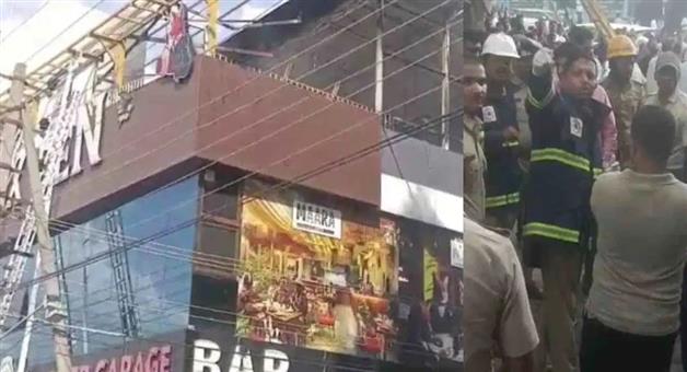 Khabar Odisha:mysuru-pub-fire-accident-karnataka-two-dead-injured