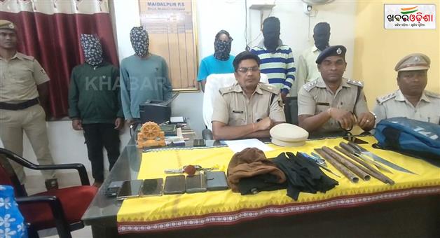 Khabar Odisha:nabarangpur-police-arrest-5-during-patroling