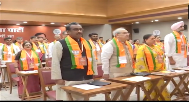 Khabar Odisha:new-bjp-team-meeting-at-delhi-office