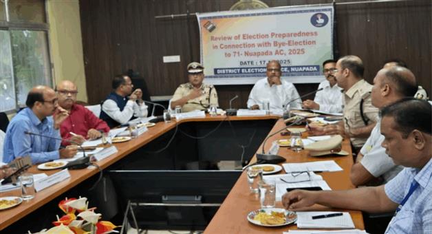 Khabar Odisha:nuapada-byelection-Chief-Electoral-Officer-reviews-administrative-preparations