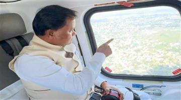 Khabar Odisha:odisha-cm-mohan-majhi-aerial-survey-flood-affected-southern-odisha