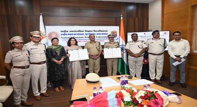 Khabar Odisha:odisha-police-and-nfsu-signed-five-year-mou