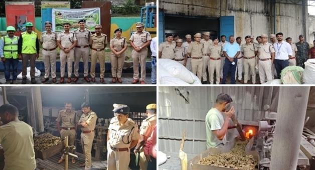 Khabar Odisha:odisha-police-destroys-over-102-22-metric-tonnes-of-seized-ganja