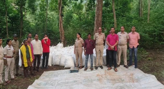 Khabar Odisha:odisha-police-seize-2-8-tonnes-of-ganja-in-kalahandi-four-arrested