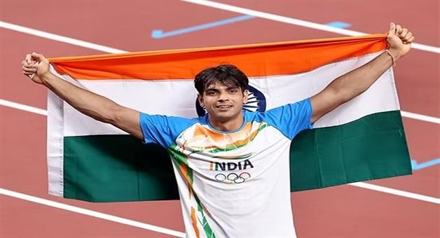Khabar Odisha:olympian-neeraj-chopra-conferred-honorary-rank-of-lieutenant-colonel-in-territorial-army