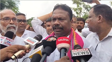 Khabar Odisha:panchayatraj-minister-rabi-naik-reviews-flood-damage