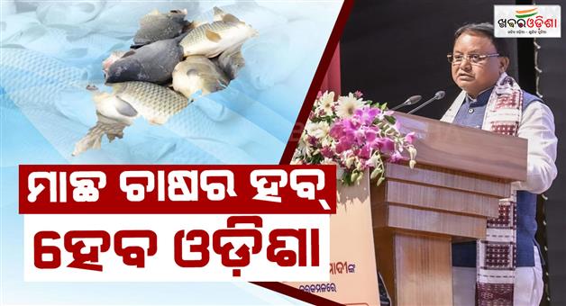 Khabar Odisha:pm-lays-foundation-for-aqua-park-and-fish-market