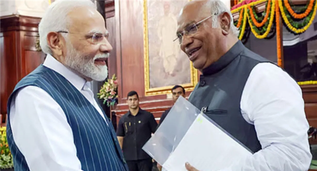 Khabar Odisha:pm-modi-meets-kharge-on-ambedkar-jayanti-women-reservation-bill-discussion