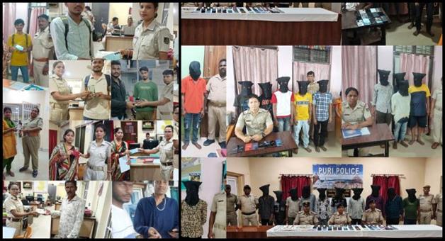Khabar Odisha:puri-police-apprehended-49-accused-involved-in-pickpocketing-during-rath-yatra