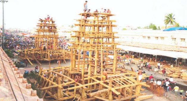Khabar Odisha:puri-rath-yatra-2026-construction-day-55-badadhara-potala-sanjoga-updates
