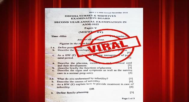 Khabar Odisha:question-paper-leak-anm-exam-cancelled-candidates-return-disappointed