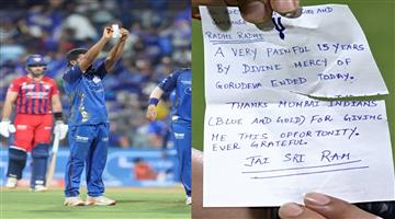 Khabar Odisha:raghu-sharma-pulled-out-a-emotional-letter-from-his-pocket-after-picking-up-his-first-ipl-wicket