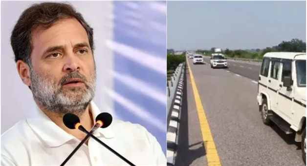 Khabar Odisha:rahul-gandhi-convay-face-an-accident-on-purbanchal-express-way