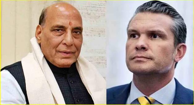 Khabar Odisha:rajnath-singh-spoke-to-us-defense-minister-pete-hegseth-amid-tension-with-pakistan