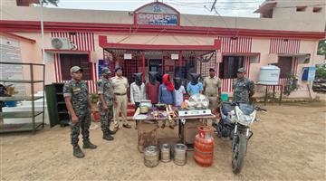 Khabar Odisha:rayagada-kashipur-police-arrest-5-person-while-trying-to-loot