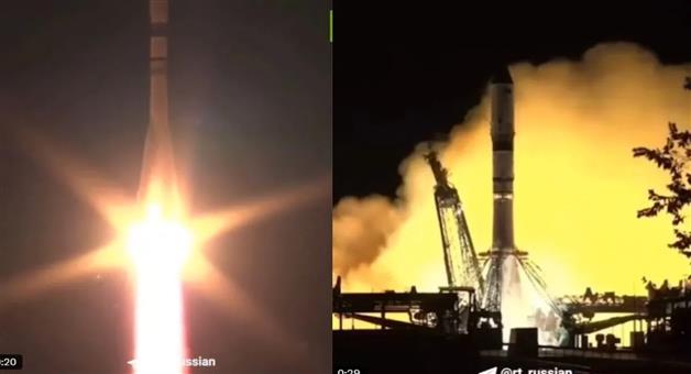 Khabar Odisha:russia-launched-giant-2-1a-soyuz-rocket-amidst-war-with-ukraine-will-travel-to-iss-in-50-hours