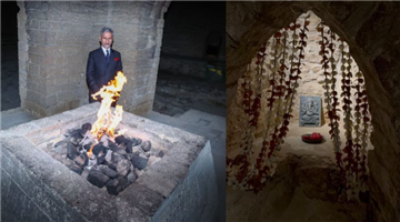 Khabar Odisha:s-jaishankar-visits-historic-ateshgah-fire-temple-azerbaijan