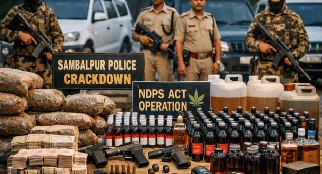 Khabar Odisha:sambalpur-police-crackdown-nets-86-criminals-in-six-days