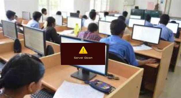 Khabar Odisha:server-down-in-ri-exam