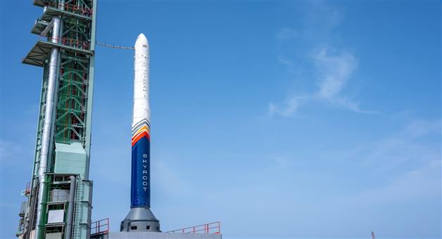 Khabar Odisha:skyroot-launches-first-private-rocket-of-india-Vikram1