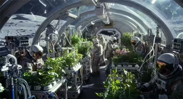 Khabar Odisha:space-farming-success-scientists-grow-chickpeas-in-lunar-soil-simulant