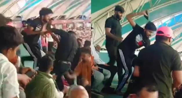 Khabar Odisha:spectators-fight-went-viral-during-lsg-and-rr-match