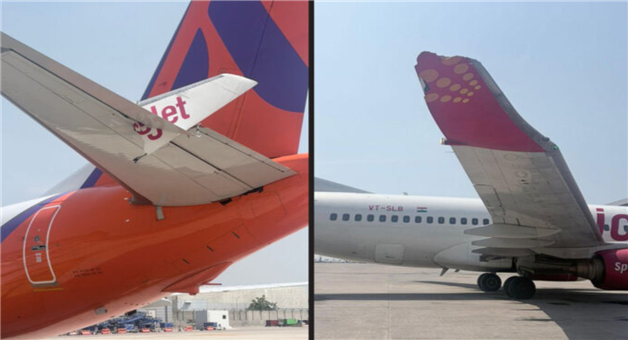 Khabar Odisha:spice-jet-flight-hits-akasa-at-delhi-airport